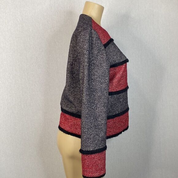 Sonia Rykiel Striped Zip Women’s Size 40 Short Jacket / Blazer. Great Condition! - Picture 2 of 12